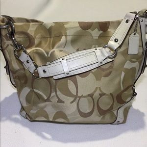 Coach Carly Large Signature Bag